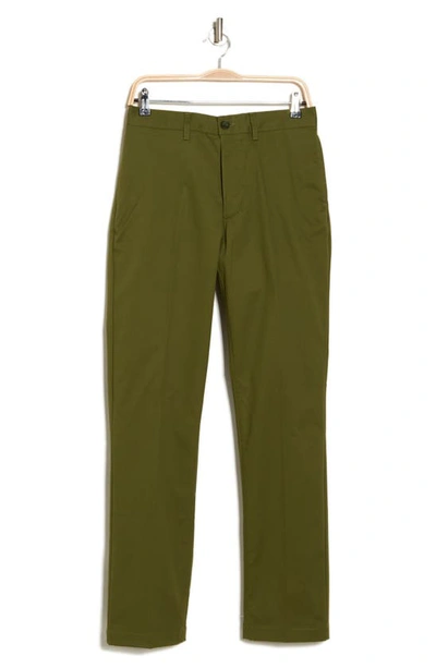 Shop 14th & Union Wallin Regular Fit Non-iron Pants In Green Cypress