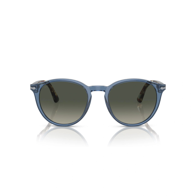 Shop Persol Po3152s Sunglasses In Nero Lenti Grigio-blu
