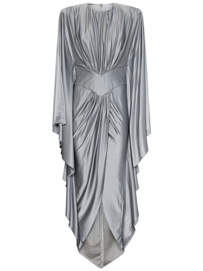 Shop Alexandre Vauthier Dress In Silver