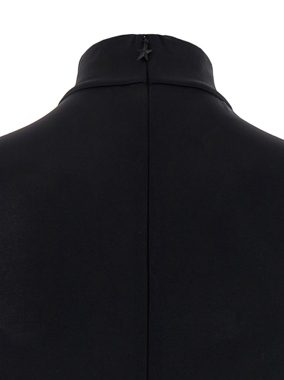 Shop Mugler Swirly Bodysuit In Black