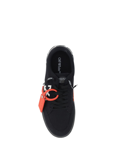 Shop Off-white Vulcanized Sneakers In Black Whit