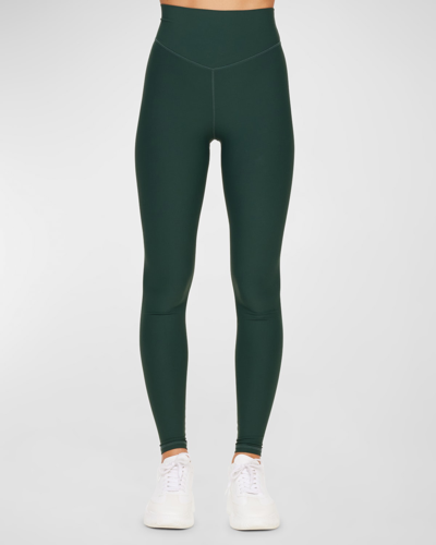 Shop The Upside 28" Peached High-rise Leggings In British Racing Gr