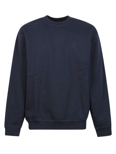 Shop A.p.c. X Jw Anderson Cotton Crewneck Sweatshirt In Blue