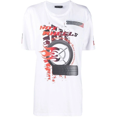 Shop David Koma T-shirts In White