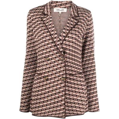 Shop Diane Von Furstenberg Outerwears In Brown