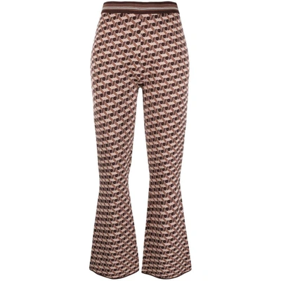 Shop Diane Von Furstenberg Pants In Brown/neutrals