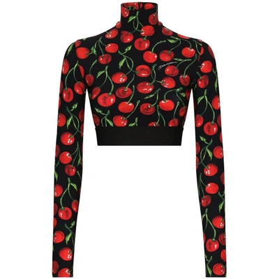 Shop Dolce & Gabbana Sweaters In Black/red