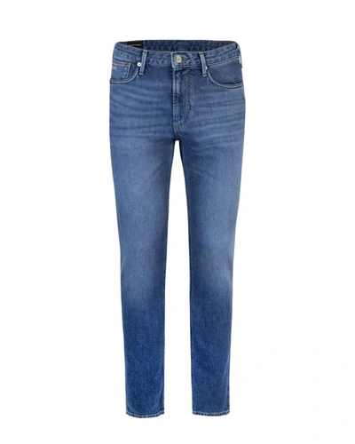 Shop Ea7 Emporio Armani Jeans In Blues And Greens