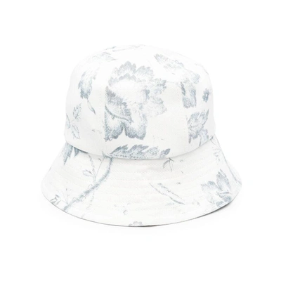 Erdem White  Blue Hats In White/blue