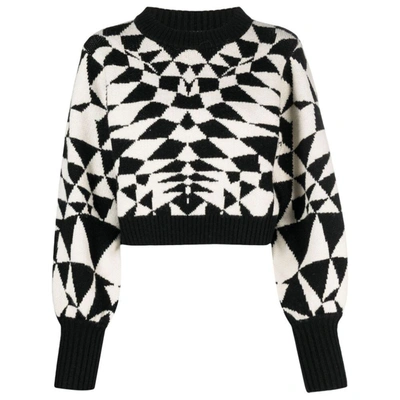 Shop Farm Rio Sweaters In Black/white