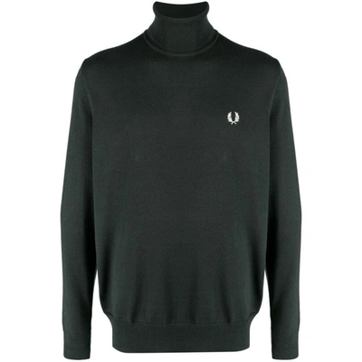 Shop Fred Perry Sweaters In Green
