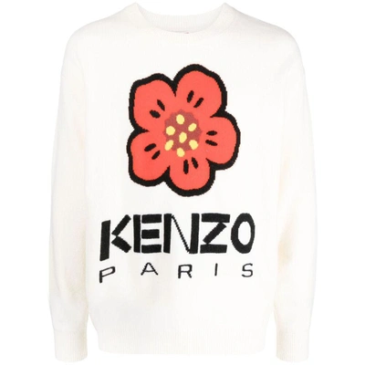 Shop Kenzo Sweaters In Neutrals