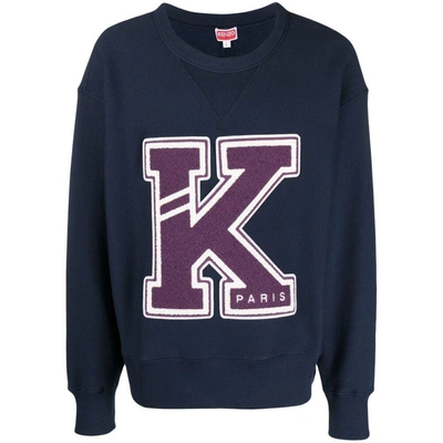 Shop Kenzo Sweatshirts In Blue/purple