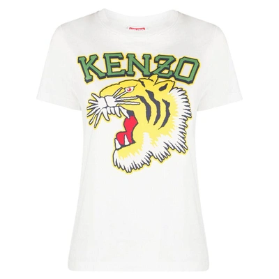 Shop Kenzo T-shirts In White