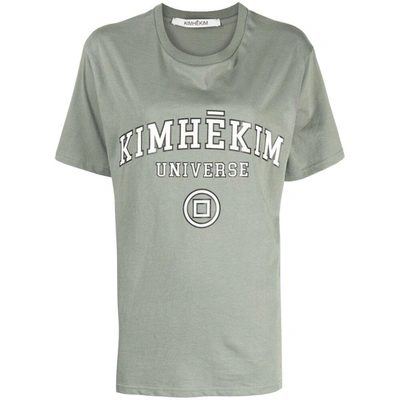 Shop Kimhēkim Kimhekim T-shirts In Green