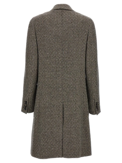 Shop Loro Piana 'herwin' Coat In Gray