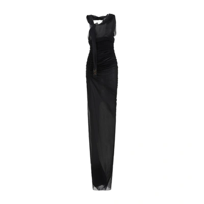 Shop Ludovic De Saint Sernin Halter Dress In Black