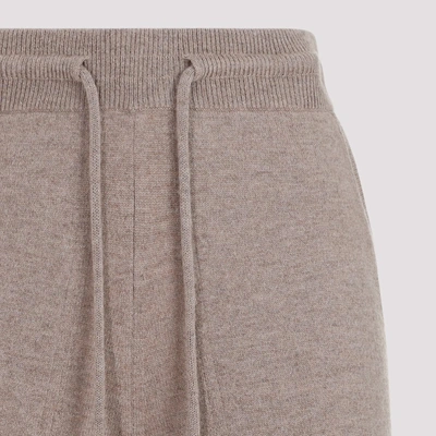 Shop Max Mara Parole Knit Pants In Nude &amp; Neutrals