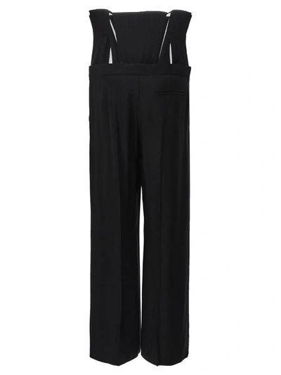 Shop Mugler 'tailored Corset' Trousers In Black