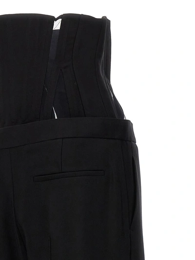 Shop Mugler 'tailored Corset' Trousers In Black