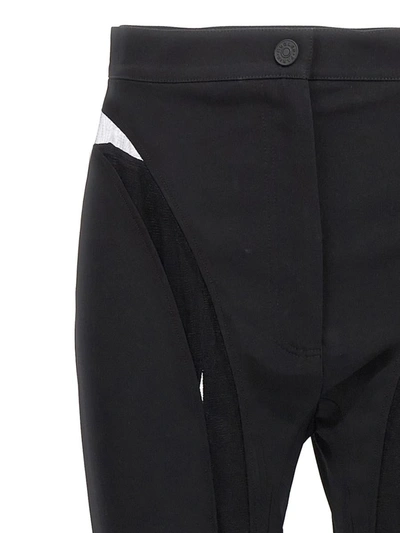 Shop Mugler 'illusion' Pants In Black