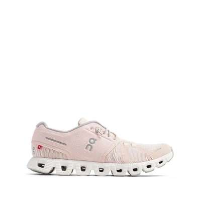 On Running Cloud 5 Running Sneakers In Pink/grey