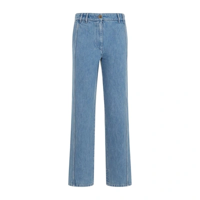 Shop Patou Cargo Trousers Pants In Blue