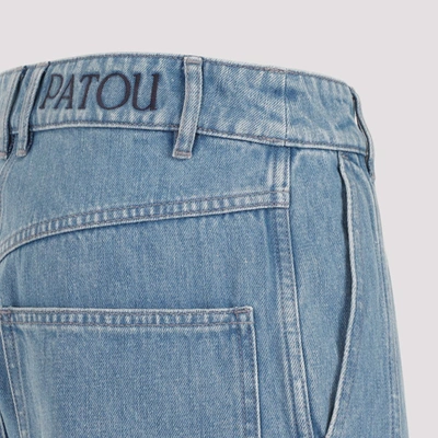 Shop Patou Cargo Trousers Pants In Blue