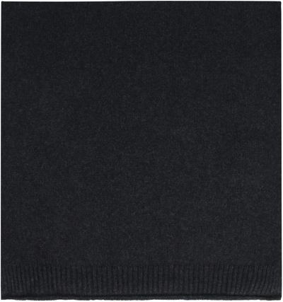 Shop Roberto Collina Wool Blend Scarf In Black