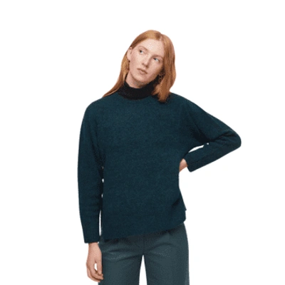 Shop Nice Things Oversize Sweater Side Opening Two Button 523 From