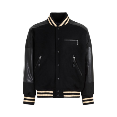 Shop Junya Watanabe Panelled Jacket In Black