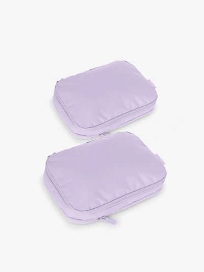 Shop Calpak Small Compression Packing Cubes In Orchid