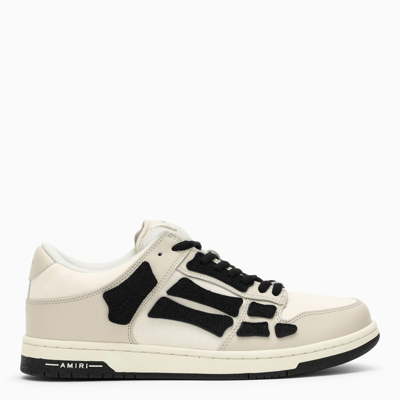 Shop Amiri | Low Skell Beige Trainer In Brown