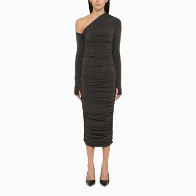 Shop The Andamane | Olimpia Grey Midi Dress