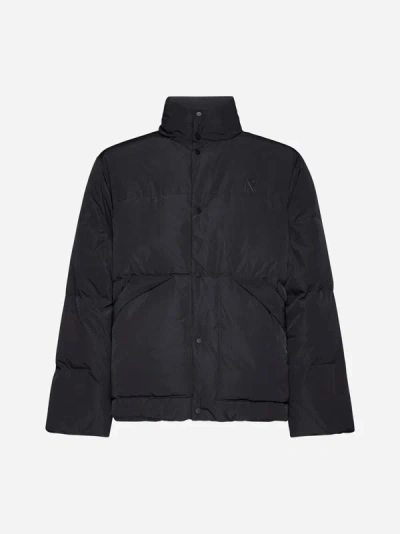 Shop Represent Quilted Nylon Puffer Jacket In Black
