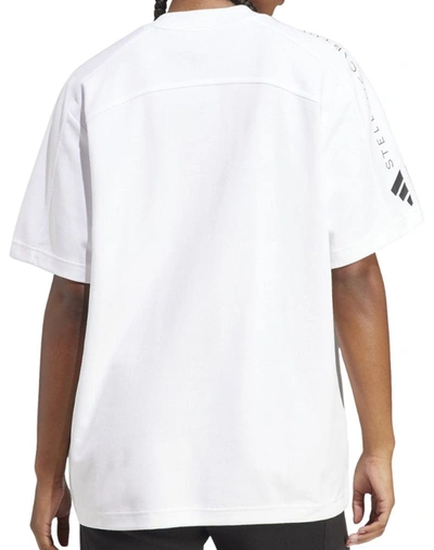 Shop Adidas By Stella Mccartney Short Sleeve T-shirt In White