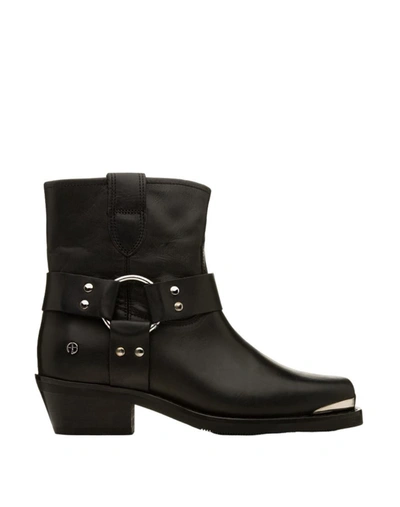 Shop Anine Bing Ankle Boots In Black