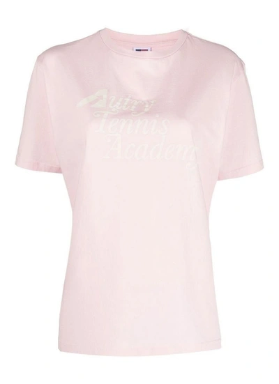 Shop Autry Short Sleeve T-shirt In Rose