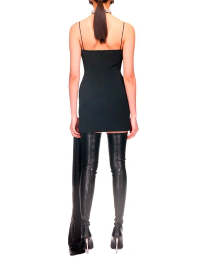 Shop David Koma Short Dresses In Black