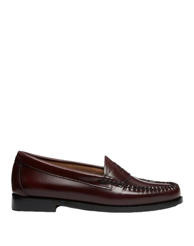 Shop Gh Bass G.h. Bass Loafers In Violet