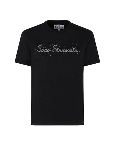 Shop Mc2 Saint Barth Short Sleeve T-shirt In Black