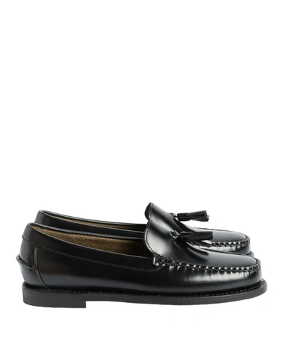 Shop Sebago Loafers In Black
