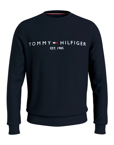 Desert In Hilfiger | Sky Sweatshirt Navy Tommy Logo ModeSens