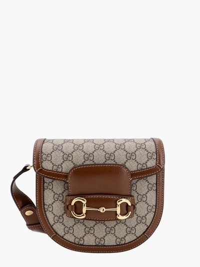 Shop Gucci Horsebit 1955 In Beige