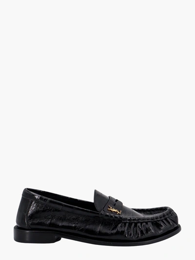 Shop Saint Laurent Le Loafer In Black