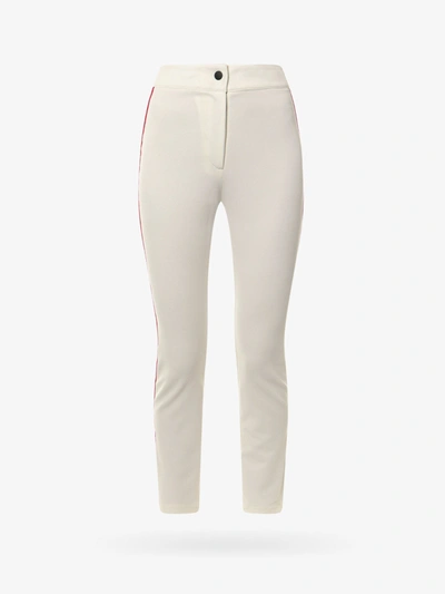 Shop Moncler Trouser In White