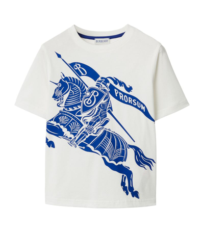 Blue burberry t shirt sales