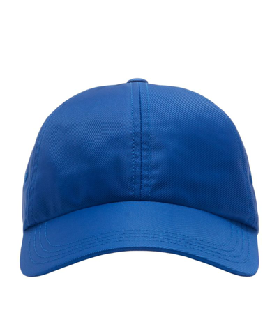 Shop Burberry Ekd Baseball Cap In Blue