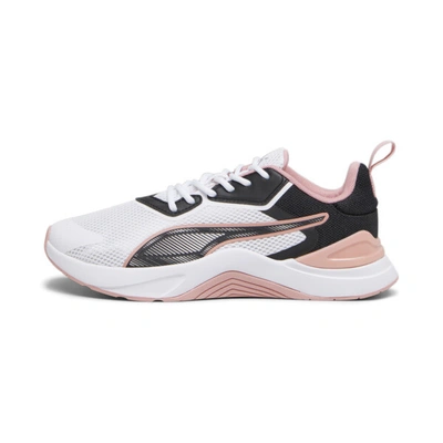 Shop Puma Infusion Women's Training Shoes In White- Black-future Pink