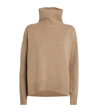 Shop Max Mara Wool-cashmere Gianna Sweater In Beige